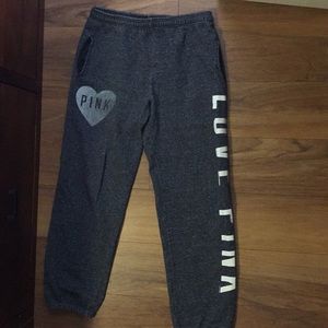 Charcoal gray sweatpants